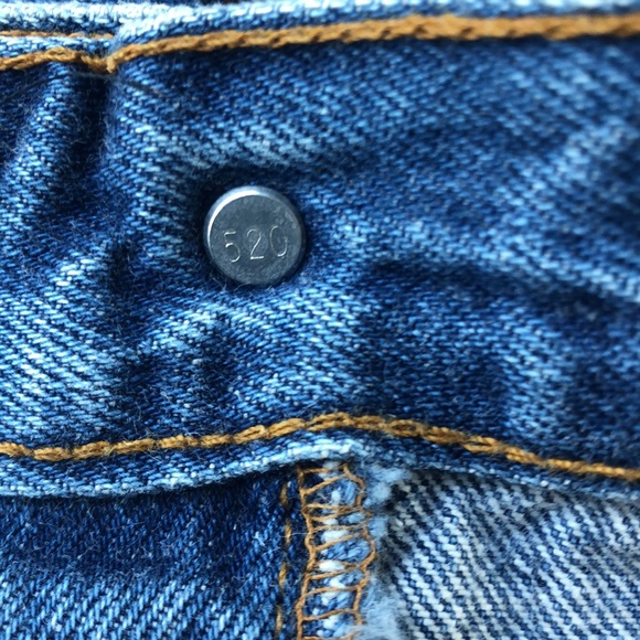 Vintage 501 Levi’s red tab button fly high rise straight leg made in USA - Picture 14 of 15